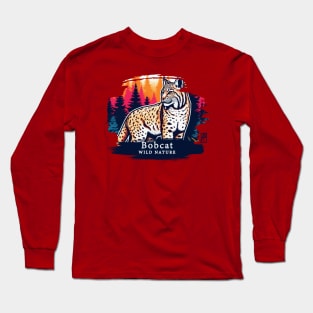 Bobcat - WILD NATURE - BOBCAT -6 Long Sleeve T-Shirt